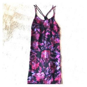 Floral shift dress